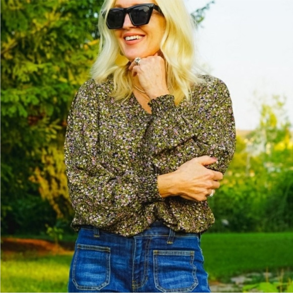 Cabi Women's Floral Chorus Blouse #4161